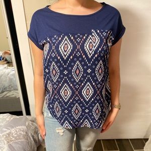 Patterned top